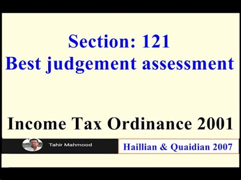 best judgement assessment in income tax|Iba pa.